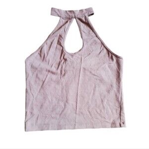 Polly & Esther Brown Cropped Tank Top